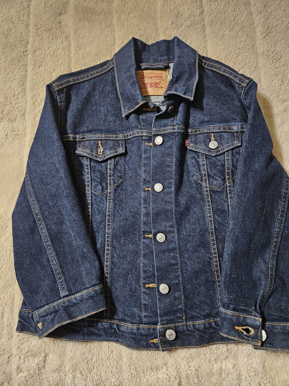 Levi's Women's Dark Blue Denim Trucker Jacket